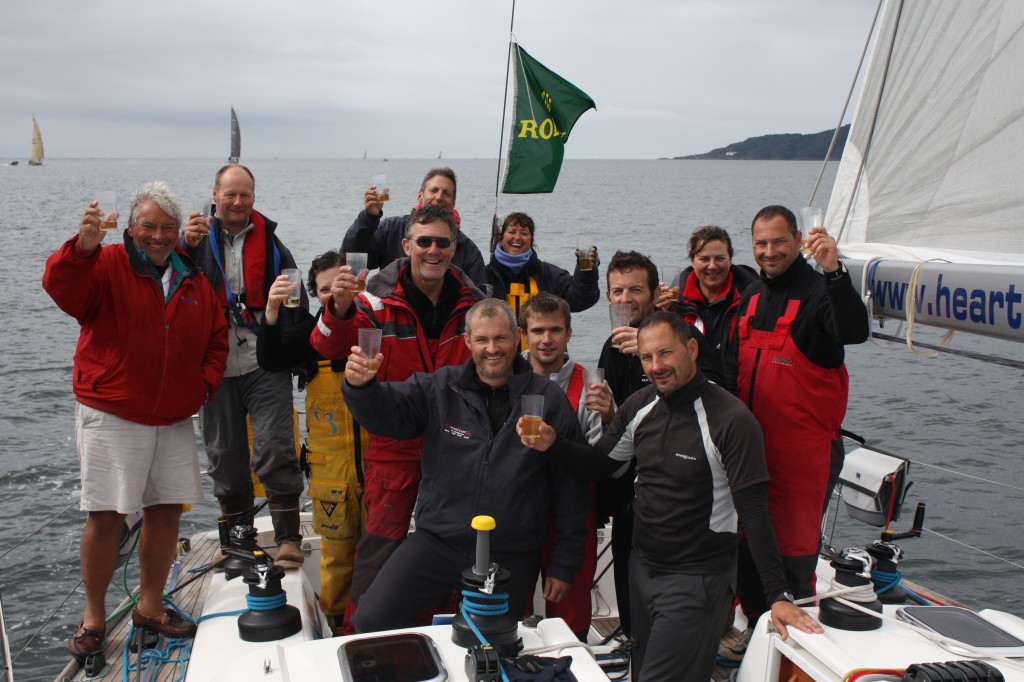 Finish of Rolex Fastnet Race 2009 - Heartbeat III