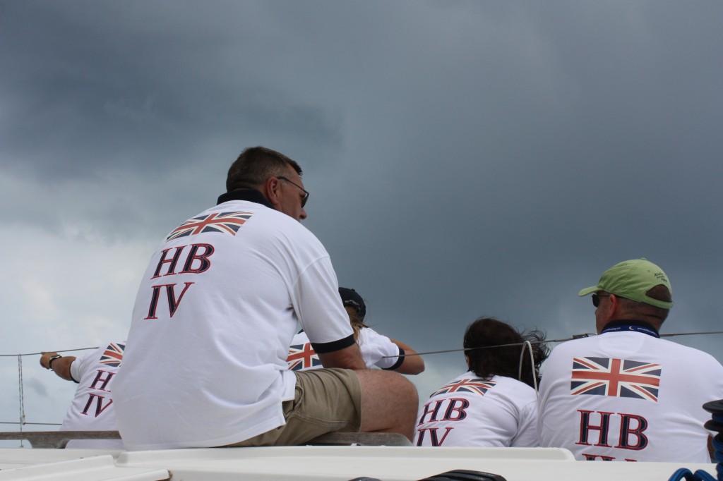 Getting near the finish,  Bermuda Race 2014