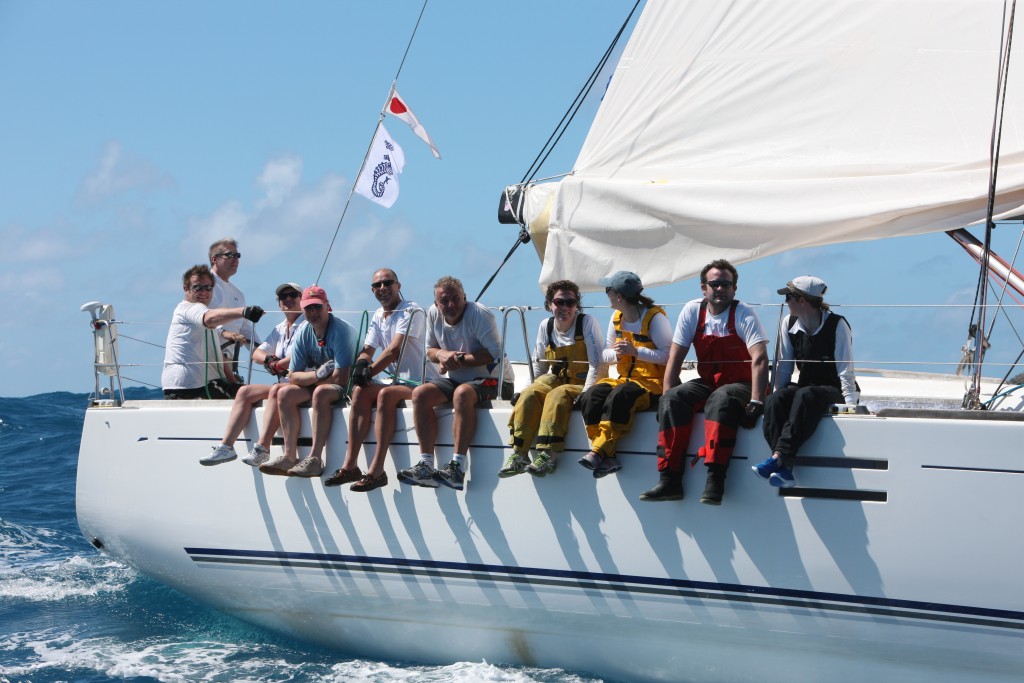 Coming up to Barbuda mark