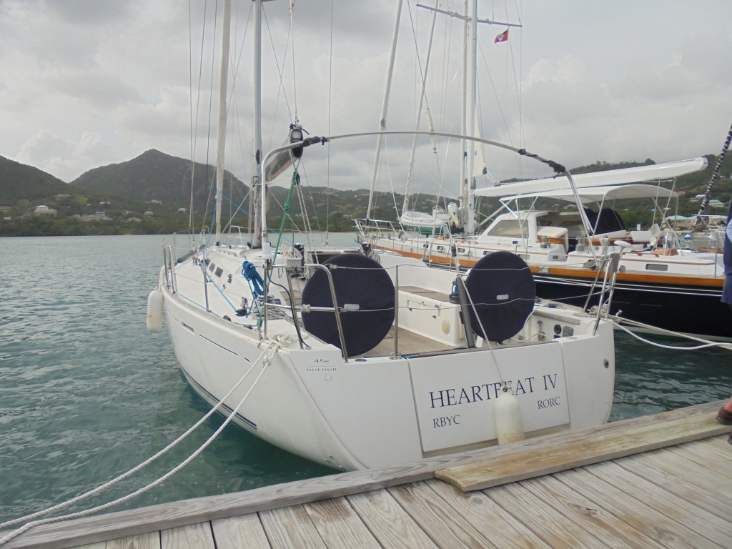 Heartbeat IV, Catamaran Marina, Falmouth Harbour, Antigua, December 2017